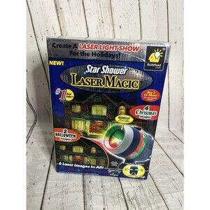 Star Shower Laser Magic Laser Light Show Projector 2-Halloween 4-Xmas Christmas